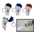 Key Chain Tool with Screwdriver Bits and LED Light